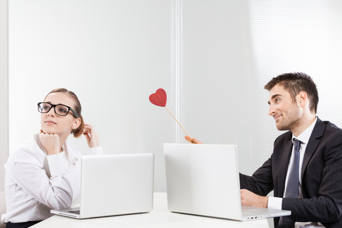 Dating sites in the office